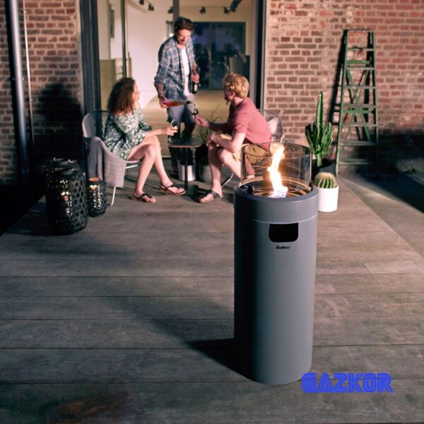 Газовый инфракрасный уличный обогреватель ENDERS NOVA LED М серый