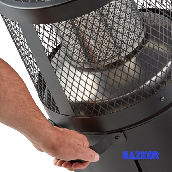 Газовый инфракрасный уличный обогреватель ENDERS POLO BLACK 2.0