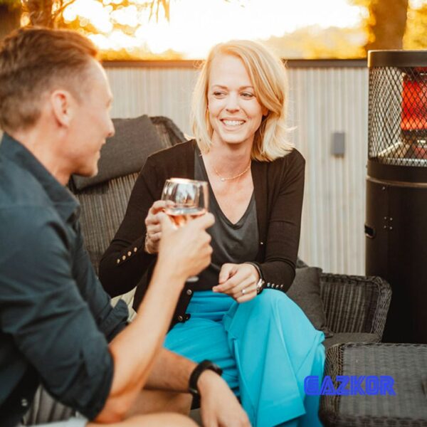 Газовый инфракрасный уличный обогреватель ENDERS POLO BLACK 2.0